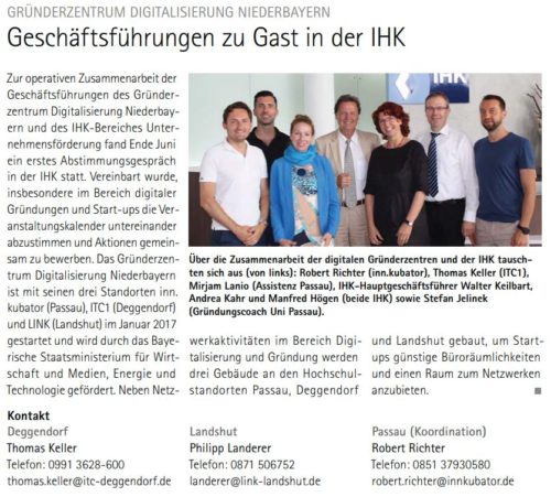 Geschäftsführungen zu Gast in der IHK