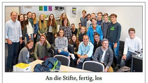 An die Stifte, fertig, los