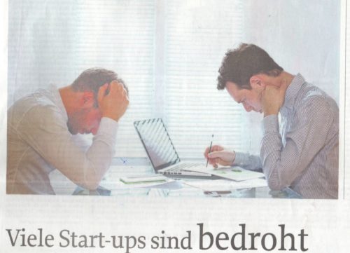 Viele StartUps sind bedroht