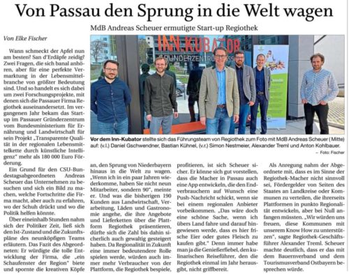 Von Passau den Sprung in die Welt wagen