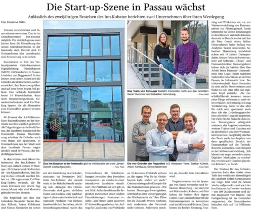 Die Start-up-Szene in Passau wächst
