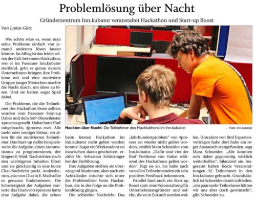 Problemlösung über Nacht