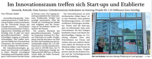 Im Innovationsraum treffen sich Start-ups und Etablierte