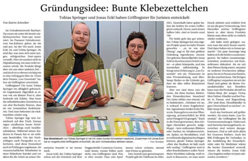 Gründungsidee: Bunte Klebezettelchen