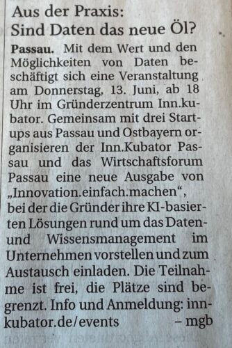 Sind Daten das neue Öl?