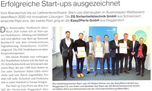 Erfolgreiche StartUps ausgezeichnet