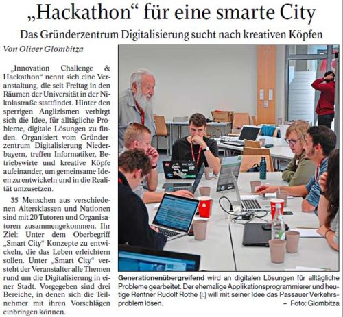 "Hackathon" für eine smarte City