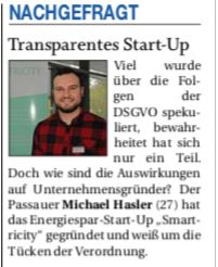 Transparentes StartUp