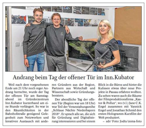 Andrang beim Tag der offenen Tür im INN.KUBATOR