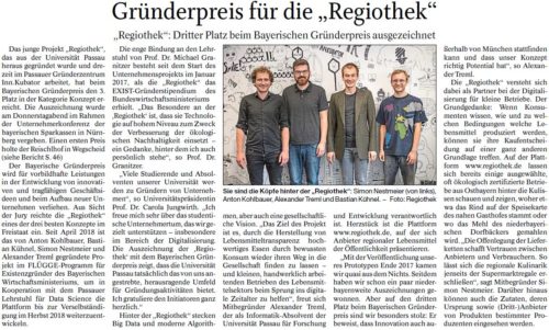 Gründerpreis für die „Regiothek"